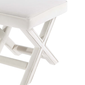 Abigail - Accent Bench With Piped Cushion