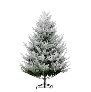 Flocked Hinged Christmas Tree