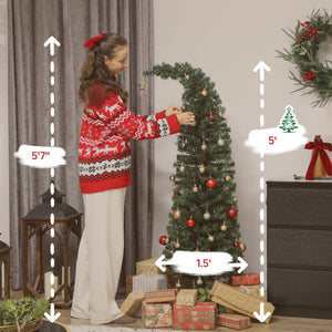 HOMCOM 5 ft Prelit Whimsical Christmas Tree