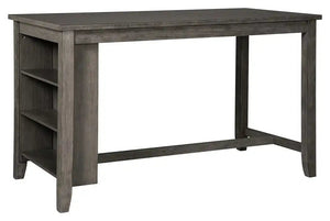 Caitbrook - Rectangular Dining Room Counter Table - Gray - Best Buy Furniture