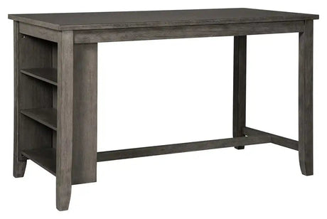 Caitbrook - Rectangular Dining Room Counter Table - Gray - Best Buy Furniture