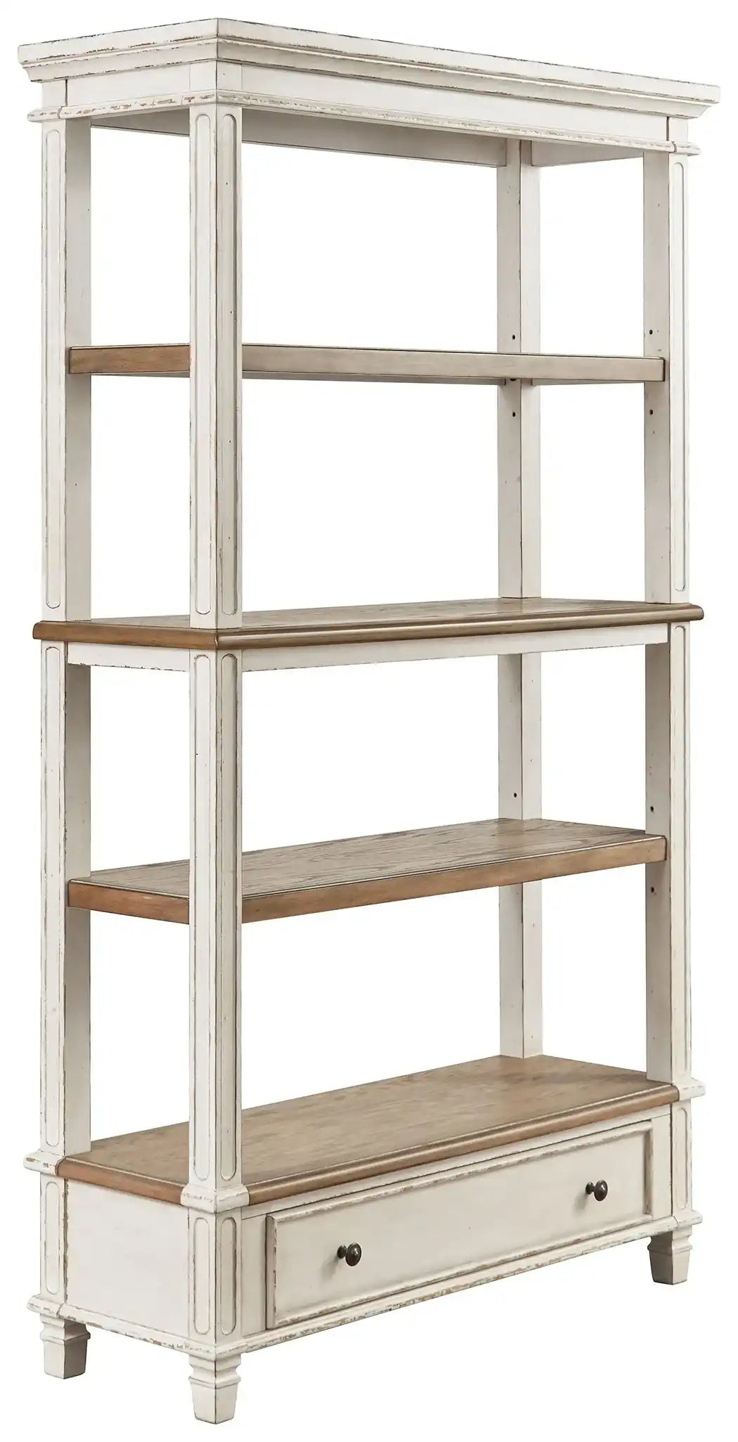Realyn - Bookcase - Brown / White - Best Buy Furniture