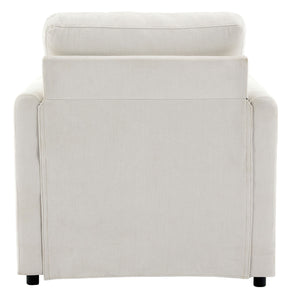 Cozy Upholstered Cushion Armchair For Living Room