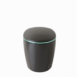 Unique Smart Toile With Built In Bidet, Auto Open / Close Seat, Foot Sensor, LED Display, Night Light, Warm Water & Dryer Ceramic