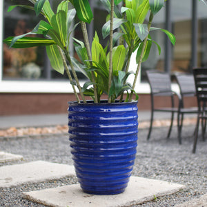 Handmade Sapphire Garden Pot