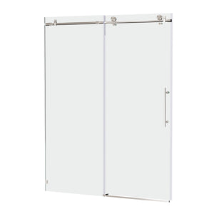 56-60"W x 76"H Frameless Sliding Shower Door