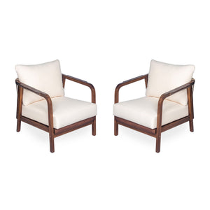 Outdoor Lounge Chair With Woven Backrest, Solid Wood Frame, Comfortable Cushions - Best Buy Furniture