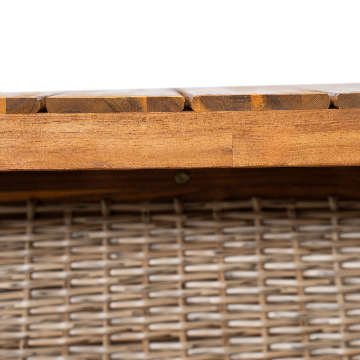 Outdoor Acacia Wood Dining Table, Teak Finish