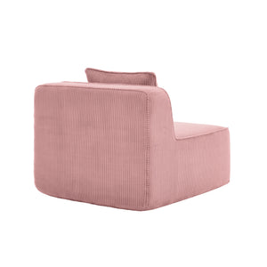 Armless Sofa With Pillow - Pink