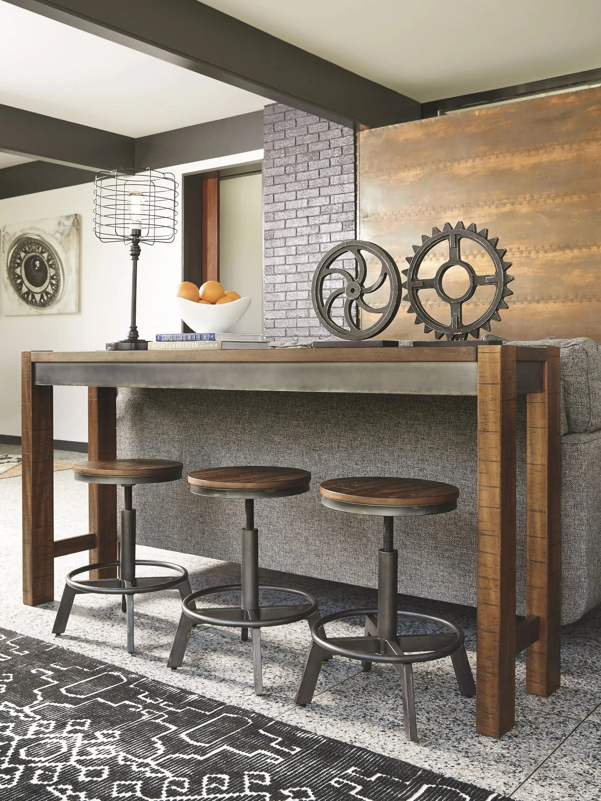 Torjin - Swivel Stool (Set of 2) - Best Buy Furniture
