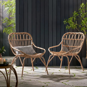 Monsoon - Outdoor Accent Chair With Open Weave Design - Best Buy Furniture