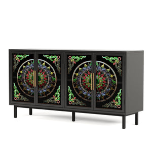 Decorative Cabinet with 4 Doors