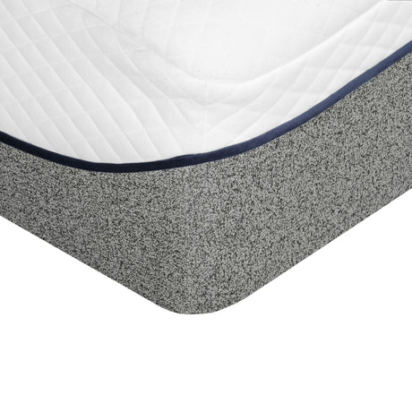 13" Ultra Plush Gel Memory Foam Mattress For Bed With Double Layered Jacquard Cover - Gray / White - King