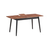 Lanae - Dining Table (Extension Bufferfly Leaf) - Natural / Black - Best Buy Furniture
