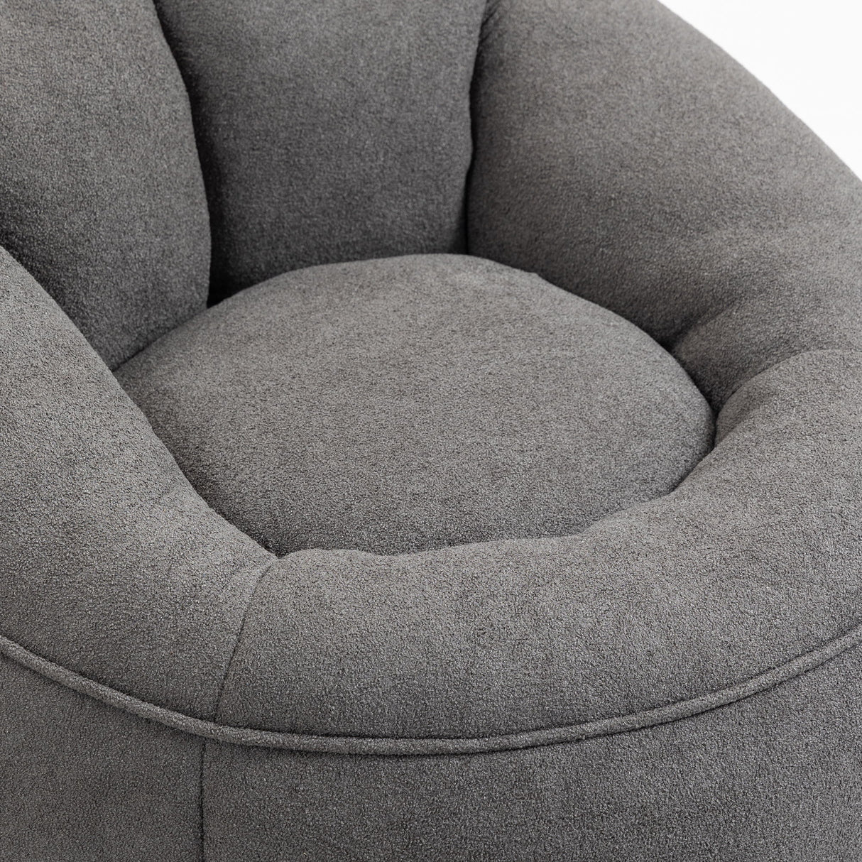 Bedding Bean Bag Sofa Chair High Pressure Foam With Footrest