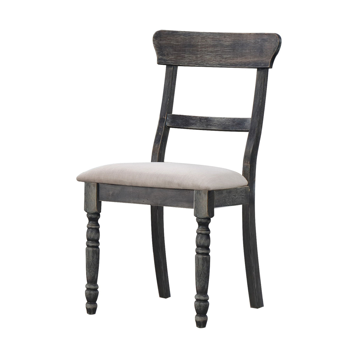Leventis - Linen Weathered Side Chair (Set of 2) - Light Brown - Best Buy Furniture
