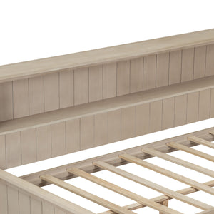Daybed With Storage Shelves And 3 Drawers