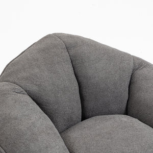 Bedding Bean Bag Sofa Chair High Pressure Foam With Footrest