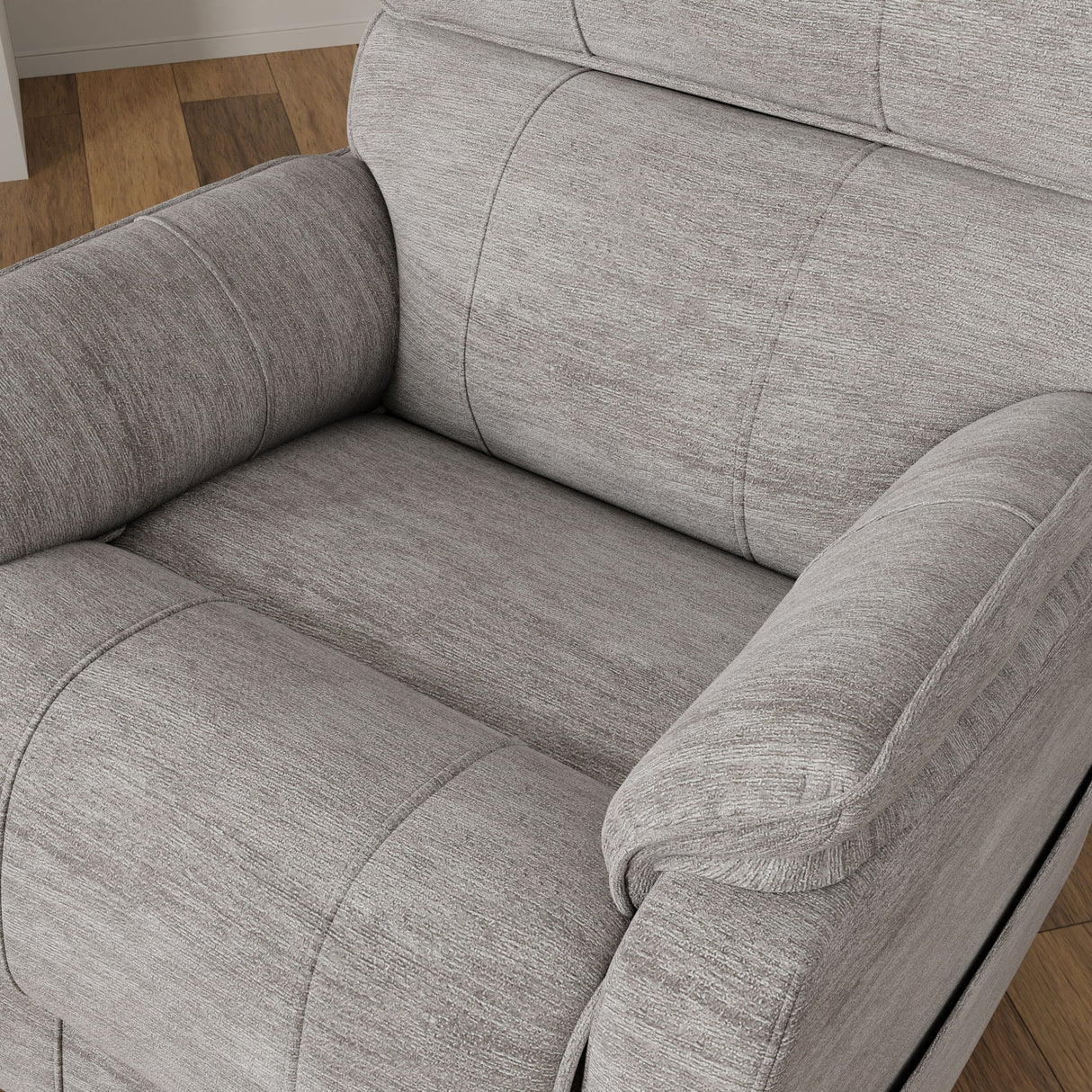 Lucie - Fabric Power Lift Chair - Gray