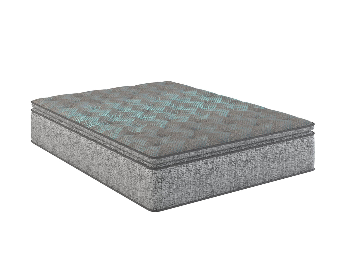 Restonic comfort care 14' euro top hybrid mattress, individual pocketed coil mattress , plush comfort