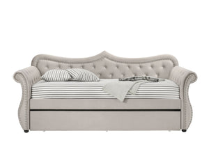 Adkins - Twin Daybed With Trundle - Beige - Best Buy Furniture
