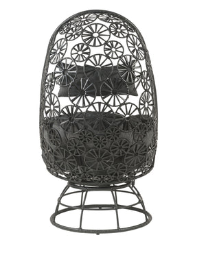 Hikre Clear Glass Patio Furniture Set
