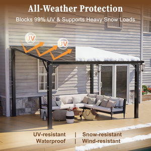12x10 FT Hardtop Gazebo