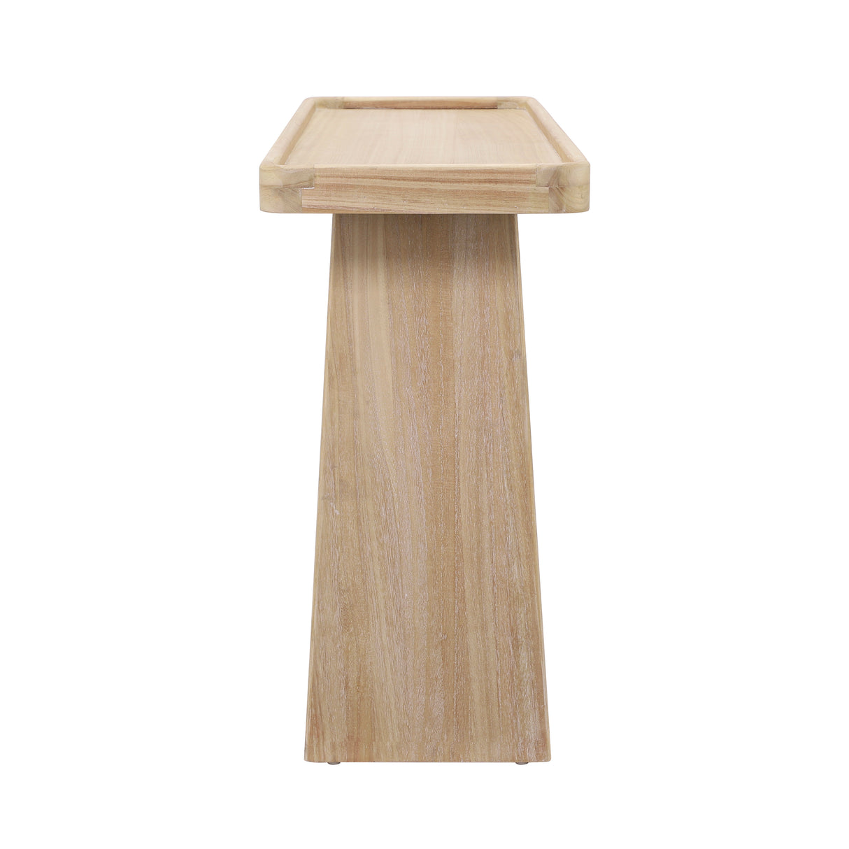 Farmhouse Console Table with Tray Top Design