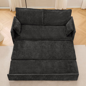 Pull Out Sofa Bed, Convertible Sleeper Sofa Couch, Side Storage, And USB / C - Type Charging Ports Chair