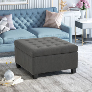 Isabella - Contemporary Ottoman With Storage - Best Buy Furniture