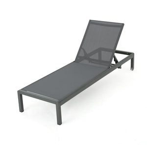 Outdoor Patio Chaise Lounge With 5 Reclining Positions - Best Buy Furniture