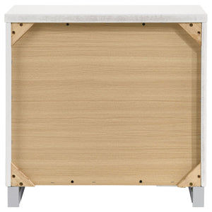 Dulcey - 2 Drawer Nightstand - Gloss White