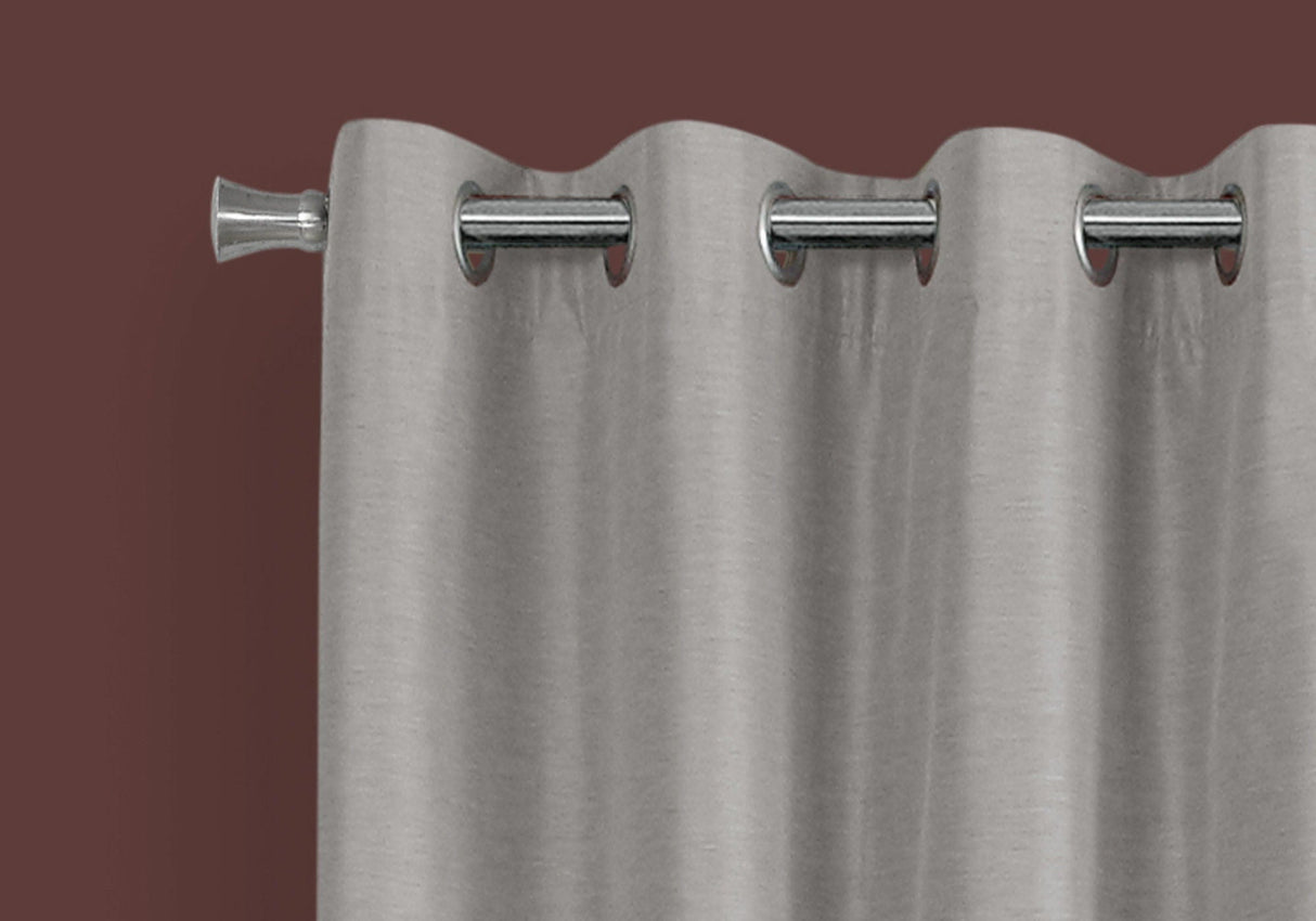 2 Pieces Set, Curtain Panel, Room Darkening, Grommet - Best Buy Furniture