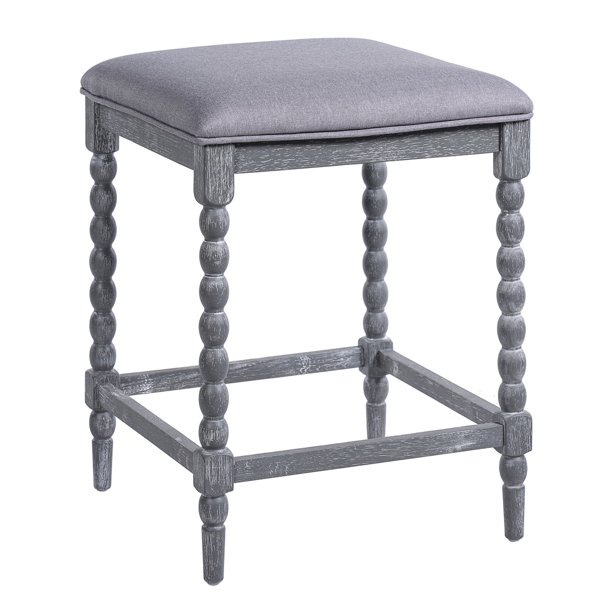26" Counter Stools Set of 4 with Upholstered Seat