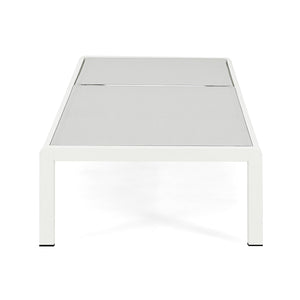 Outdoor Patio Chaise Lounge With 5 Reclining Positions