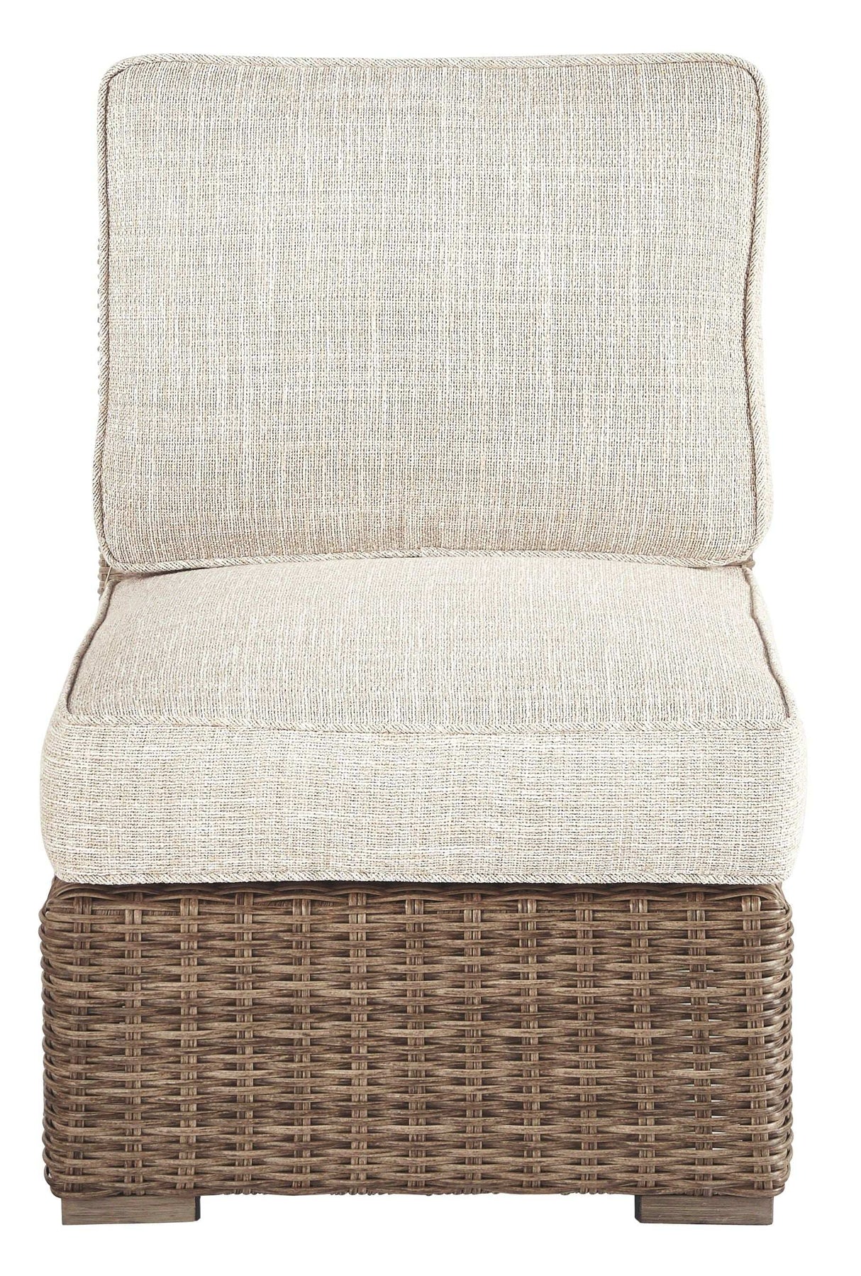 Beachcroft - Armless Chair w/Cushion - Beige - Best Buy Furniture