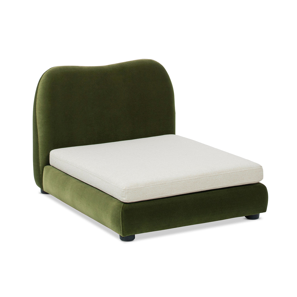 Roman Upholstered Modern Pet Bed