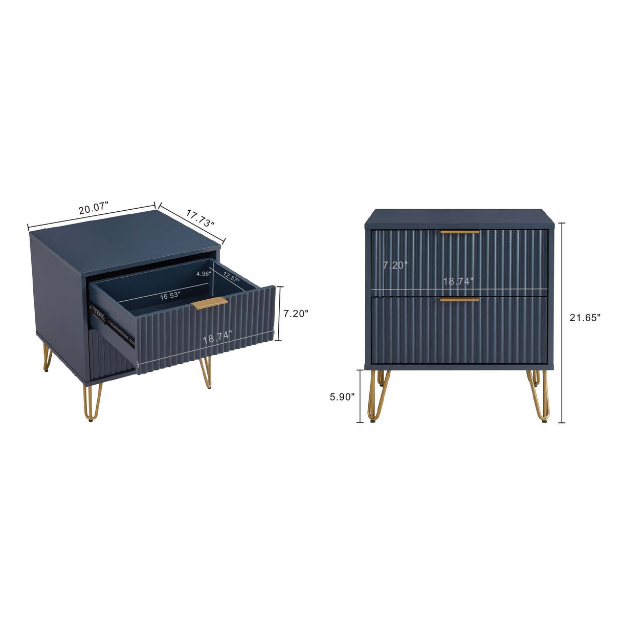 Dumbo - Nightstand With 2 Drawers