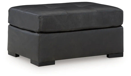 Brindley Pier - Oversized Accent Ottoman - Fog - Best Buy Furniture