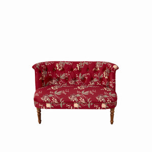 European Style Wine Red Sofa Chair