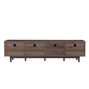 TV Stand With Drawers, Accent Entertainment Center For Living Room - Dark Brown