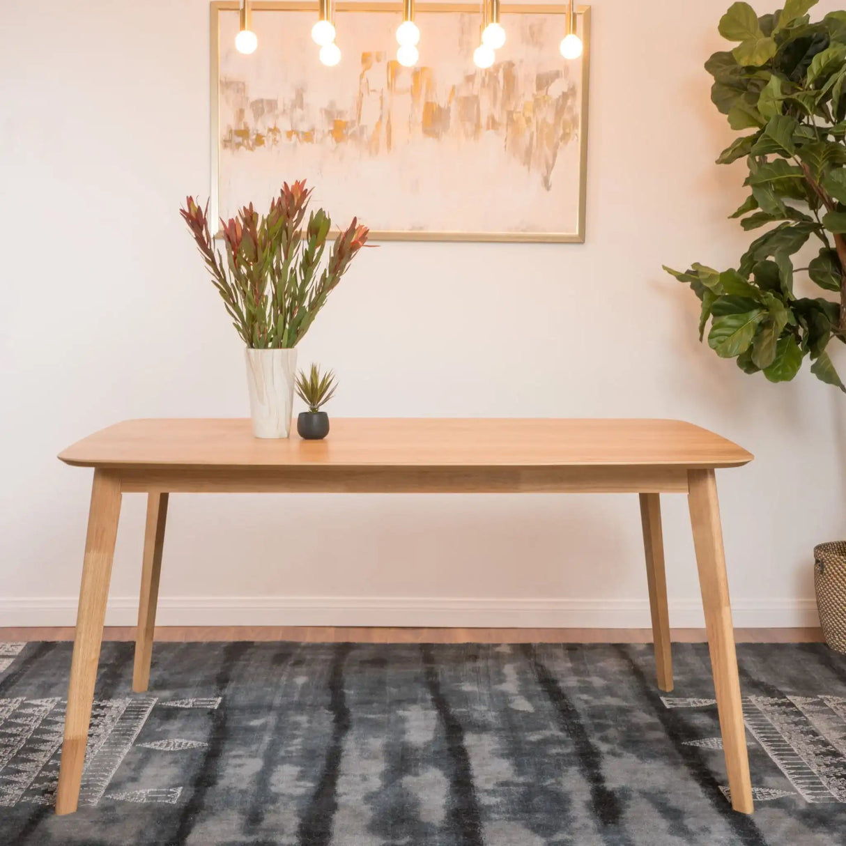 Retro Dining Table With Faux Wood Top - Best Buy Furniture