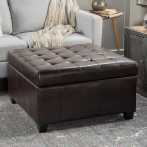 Isabella - Contemporary Ottoman With Storage - Best Buy Furniture