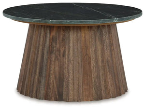 Ceilby - Accent Cocktail Table - Black / Brown - Best Buy Furniture