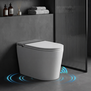 Household luxury no water pressure limit all-in-one intelligent toilet high-speed drying fully automatic flap sterilization splash-proof foam shield toilet
