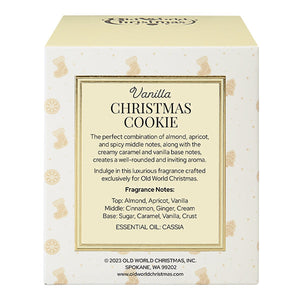 Vanilla Christmas Cookie Candle