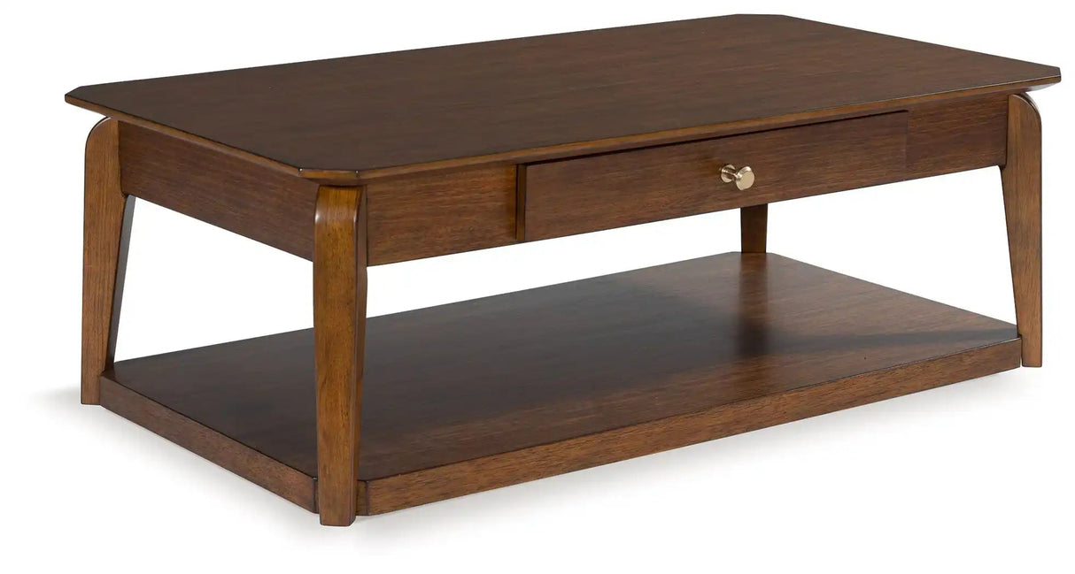 Trenmour - Rectangular Cocktail Table - Medium Brown - Best Buy Furniture