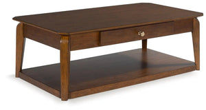 Trenmour - Rectangular Cocktail Table - Medium Brown - Best Buy Furniture