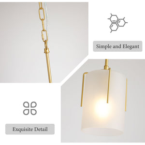 Adjustable Cylindrical Pendant Light