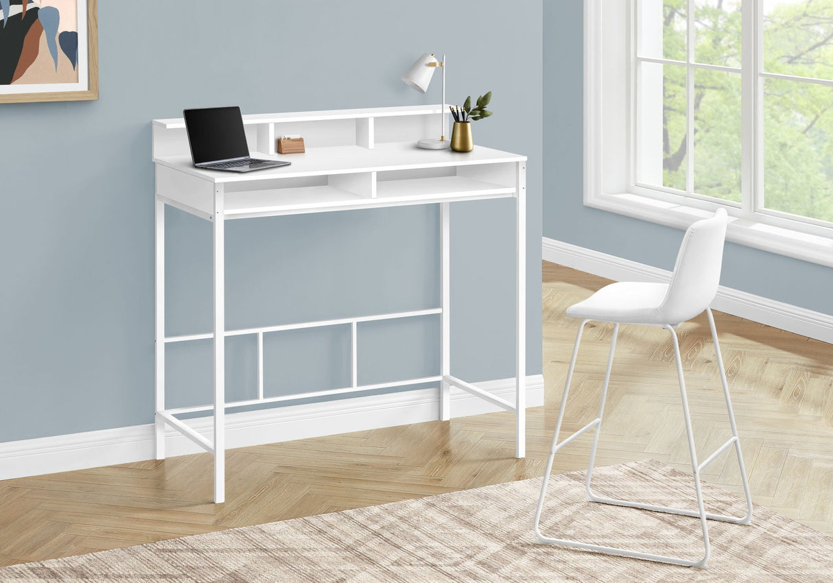 Computer Desk For Home Office, Standing, Storage Shelves, Laptop, Contemporary & Modern - Best Buy Furniture